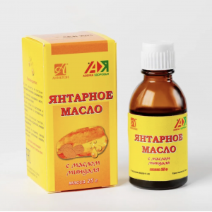Янтарное масло с маслом миндаля (25 г)