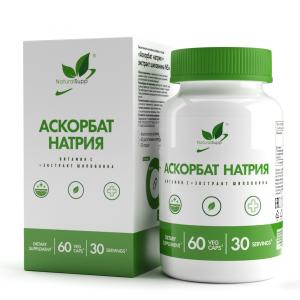 Аскорбат натрия (Витамин С + экстракт шиповника) (60 кап)